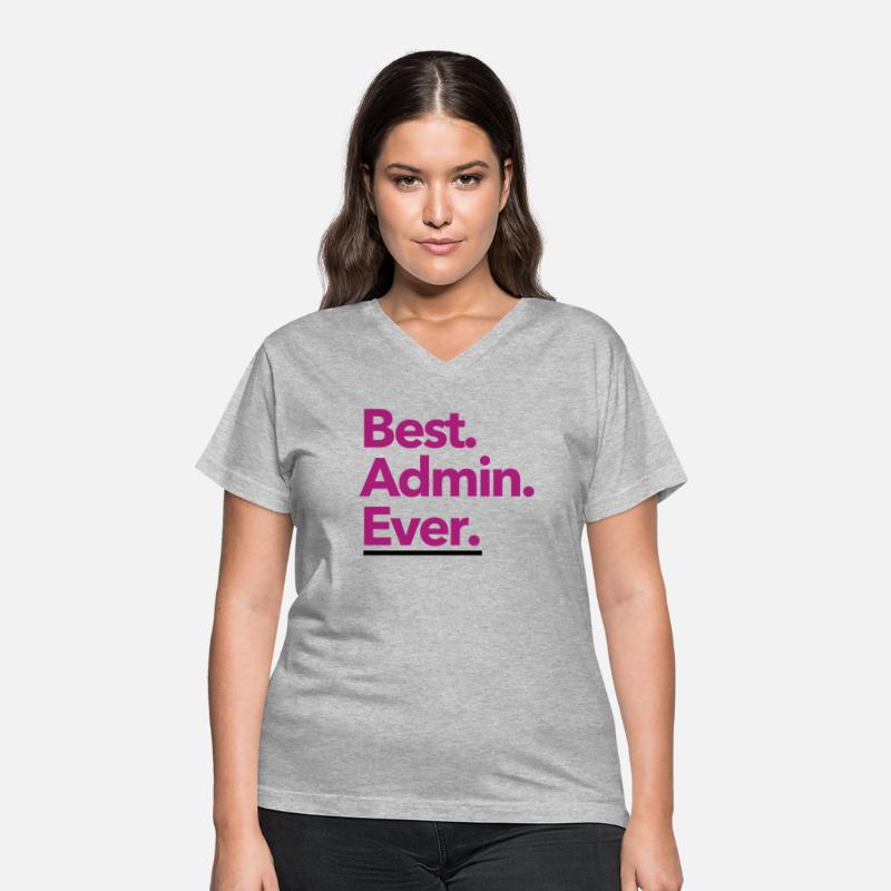 Best. Admin. Ever. - Pink on Light Background