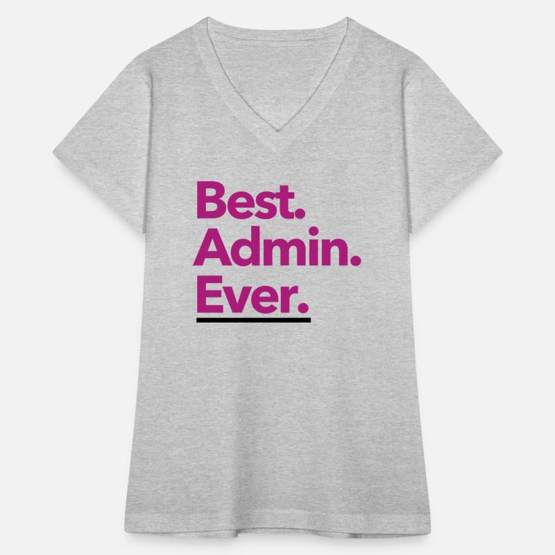 Best. Admin. Ever. - Pink on Light Background