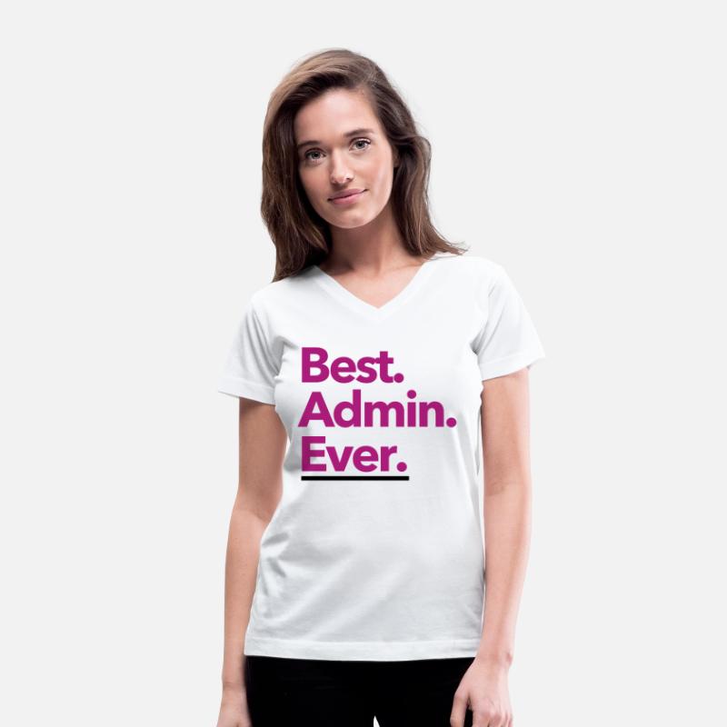 Best. Admin. Ever. - Pink on Light Background