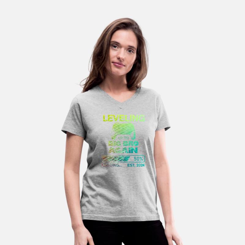 Big Bro Gamer T-Shirt - Level Up to Big Brother Ag