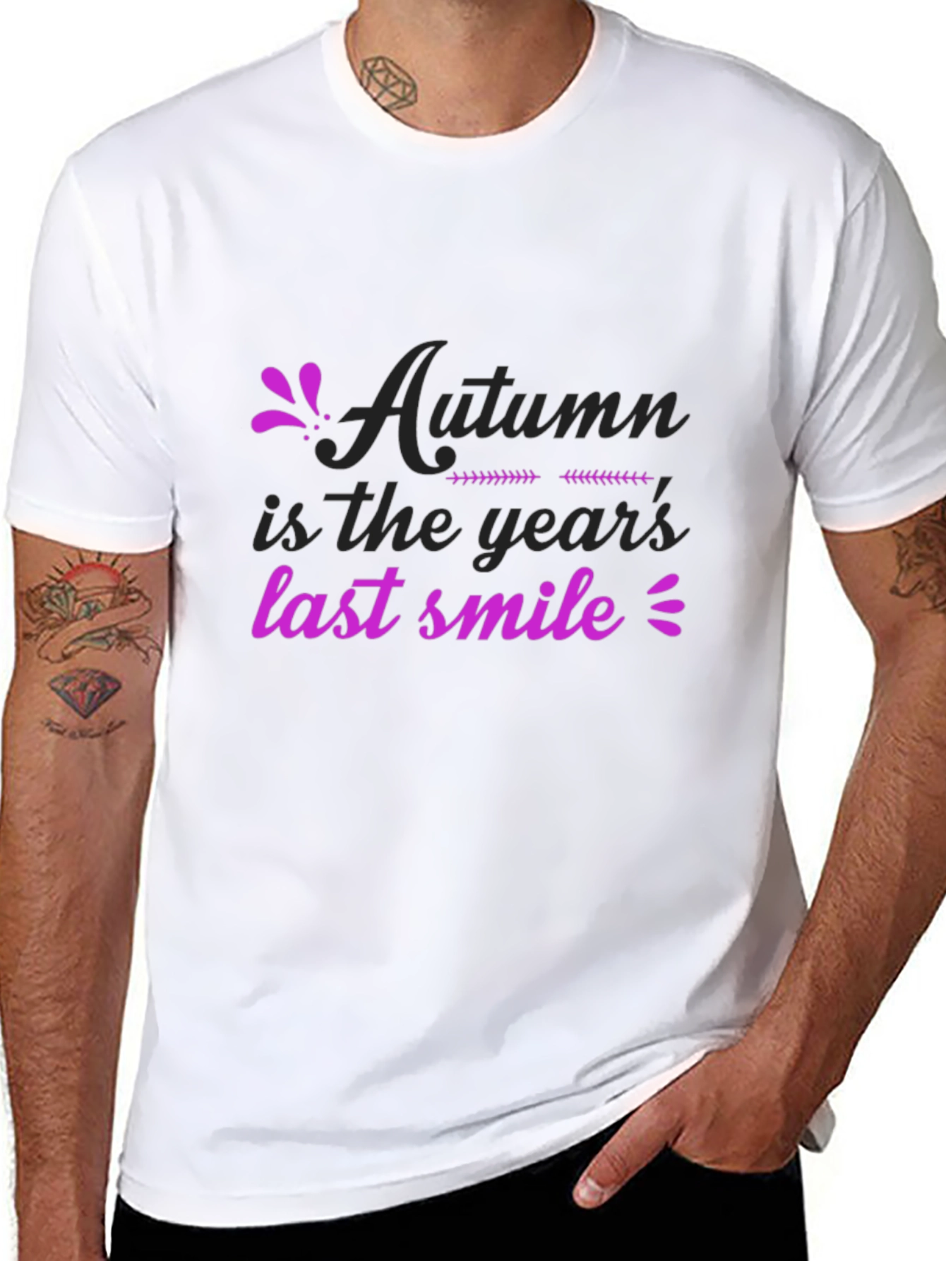 Autumns Last Smile Graphic Tee