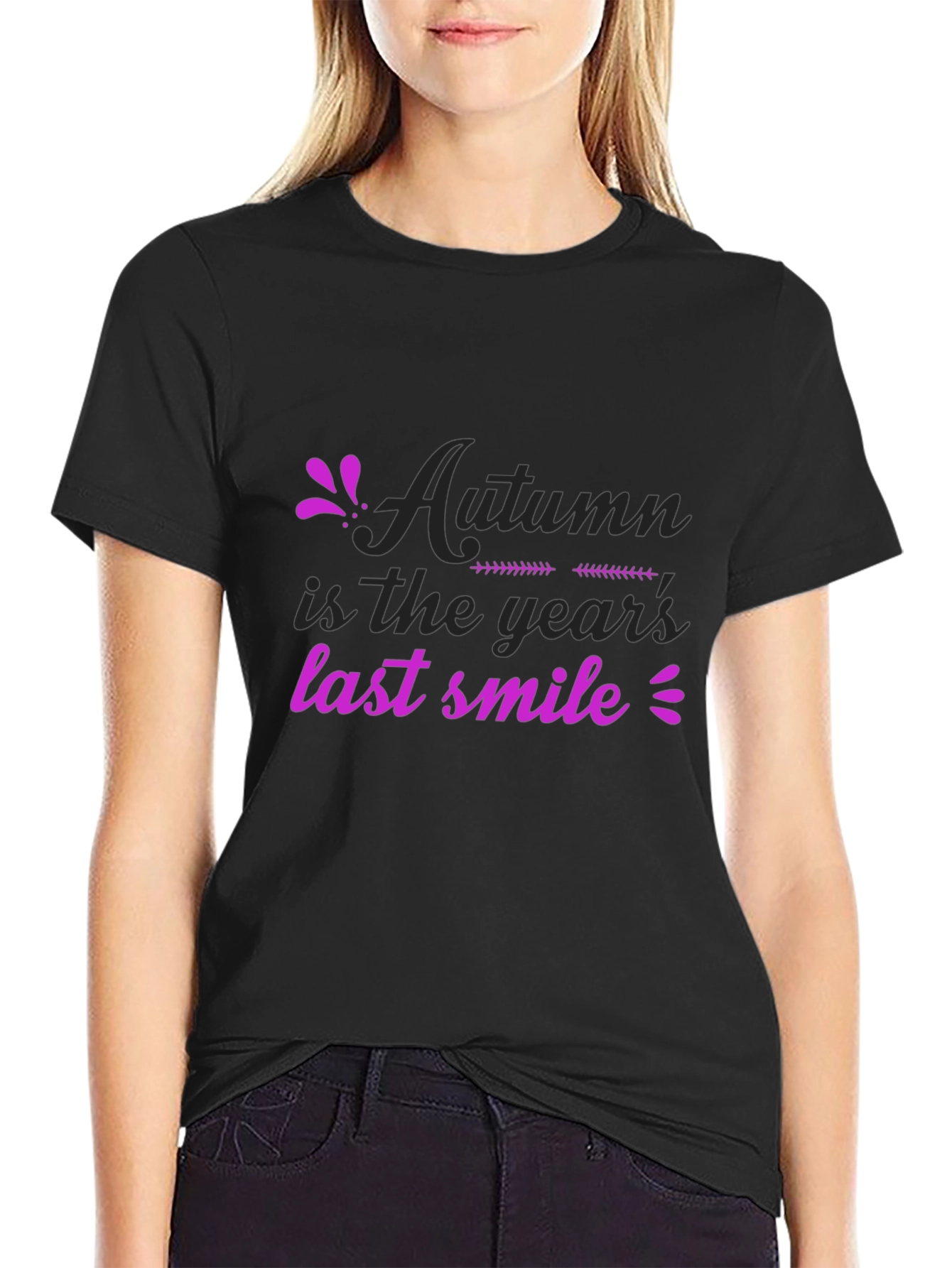 Autumns Last Smile Graphic Tee