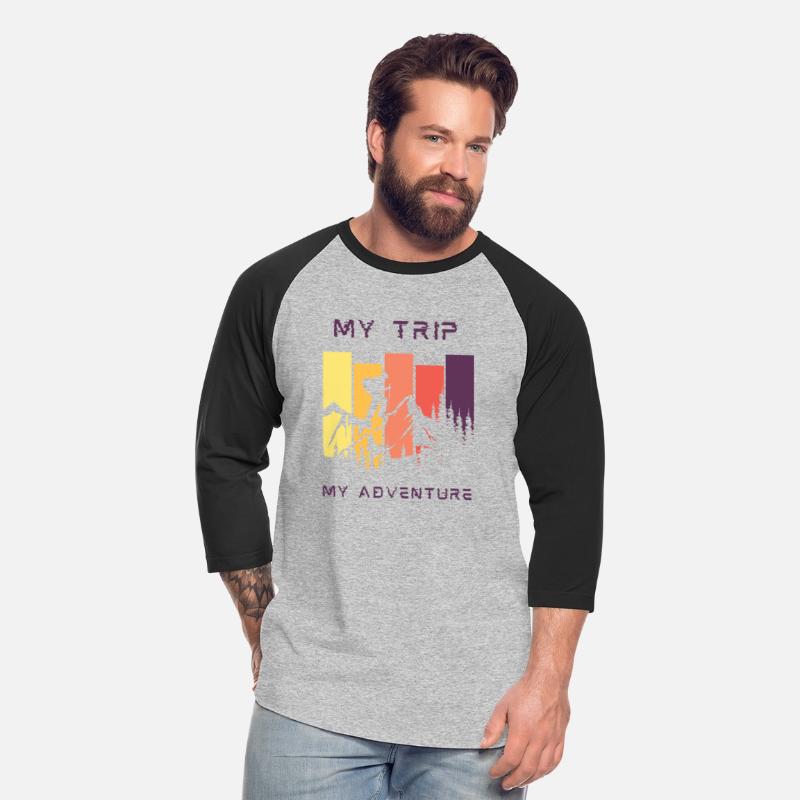 Black Simple Abstract Adventure T-Shirt