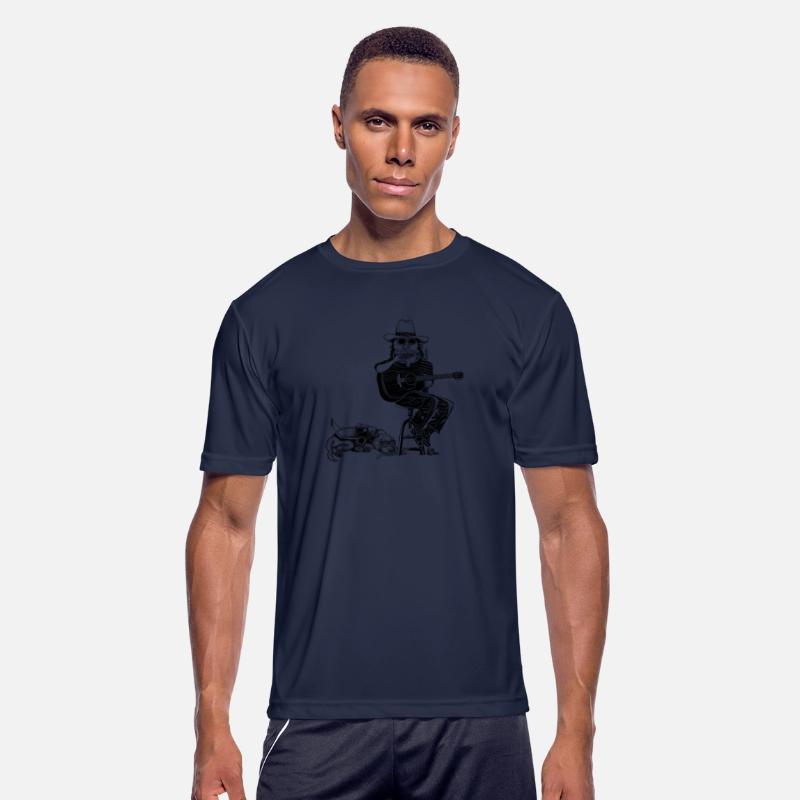 Blind Blues Musician and Guide Dog