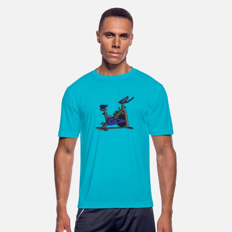 Blue Spinning Bike