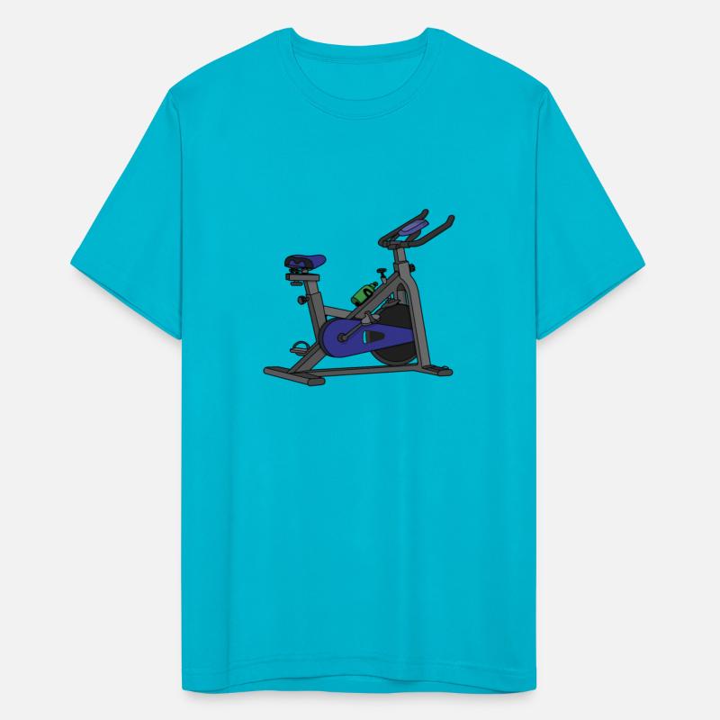 Blue Spinning Bike