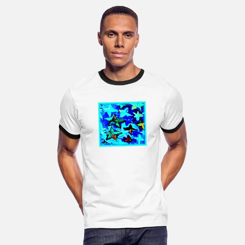 Blue Starry Night Sky Painting. Buy Now