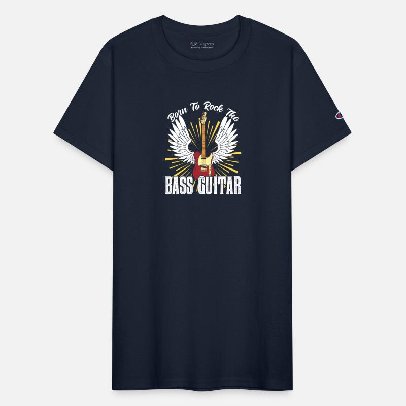 Born To Rock The Bass Guitar Musician Music Band