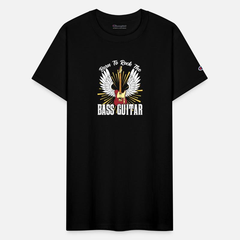 Born To Rock The Bass Guitar Musician Music Band