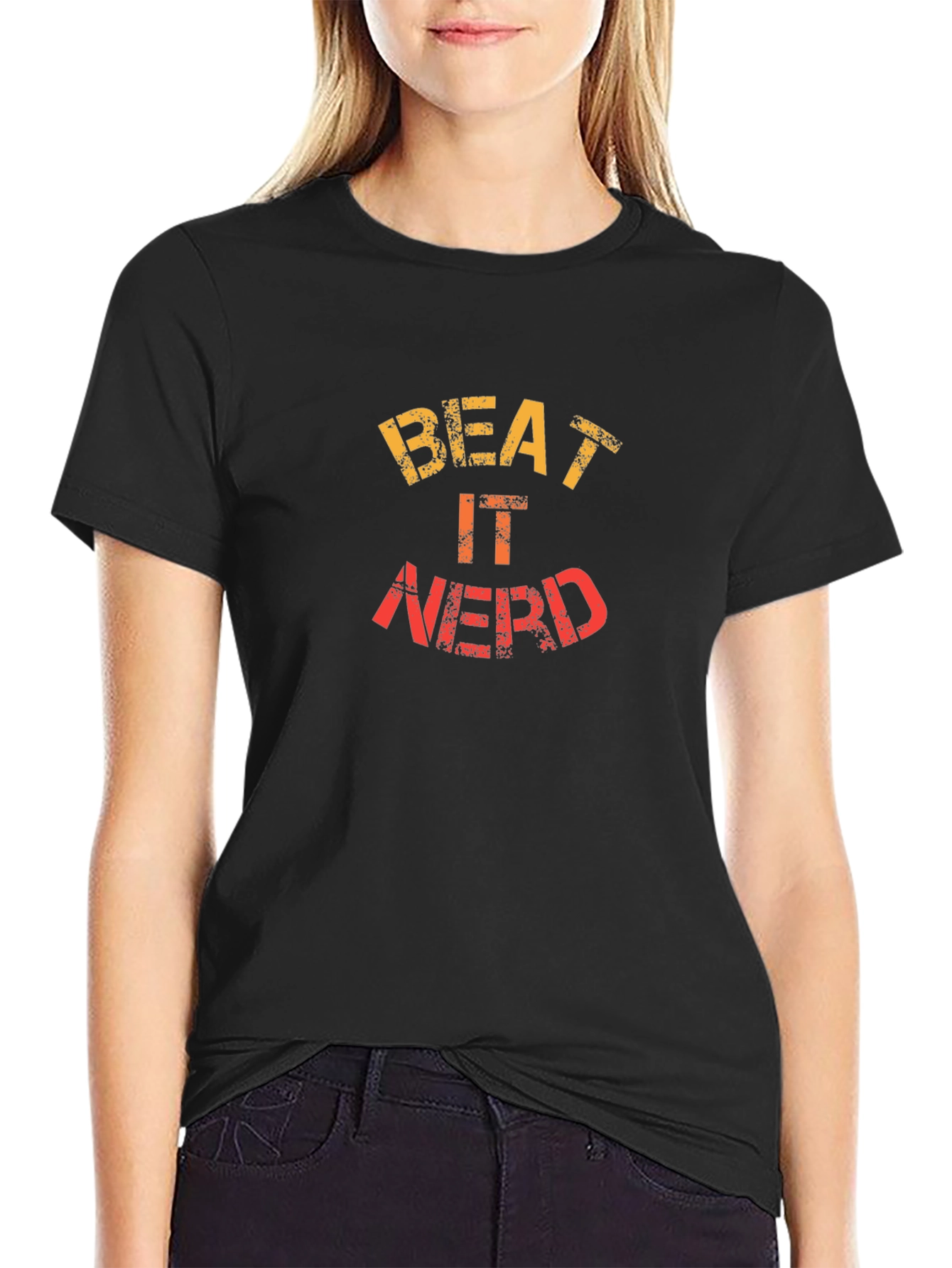 Beat It Nerd T-Shirt - Funny Graphic Tee
