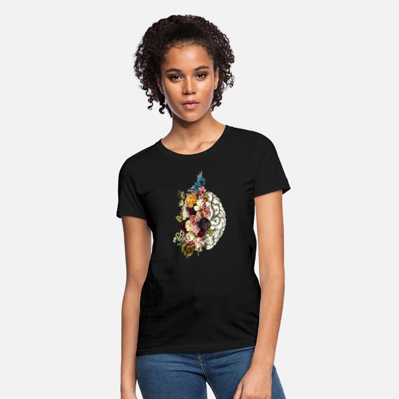 Brain Brain Flowers Anatomy Doctor Uniform