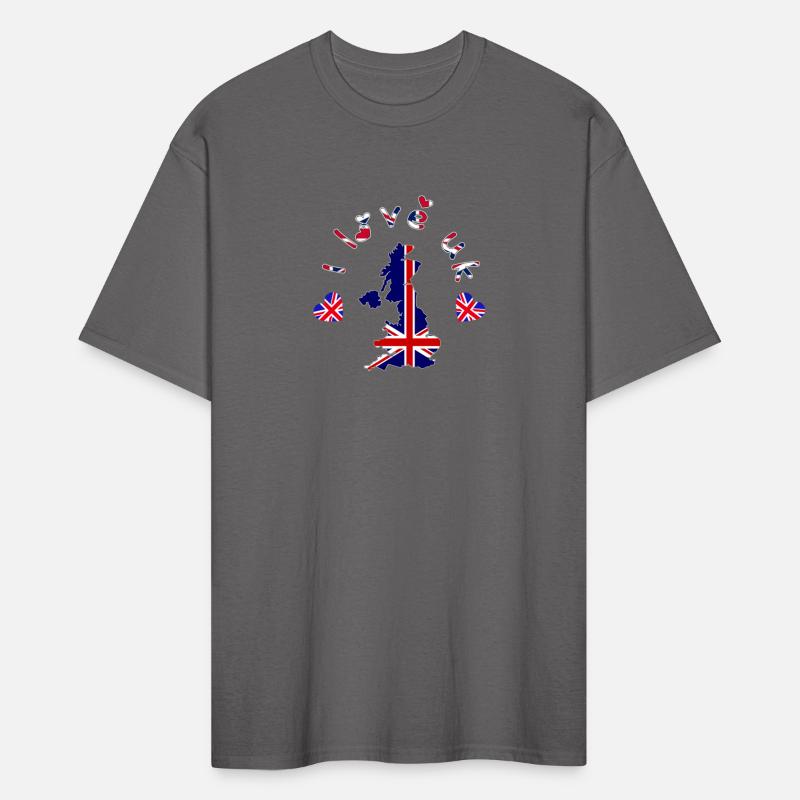 Britain map, realistic pennant with map of Britain