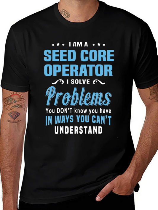 Seed Core Operator Graphic T-Shirt - Solve Problems