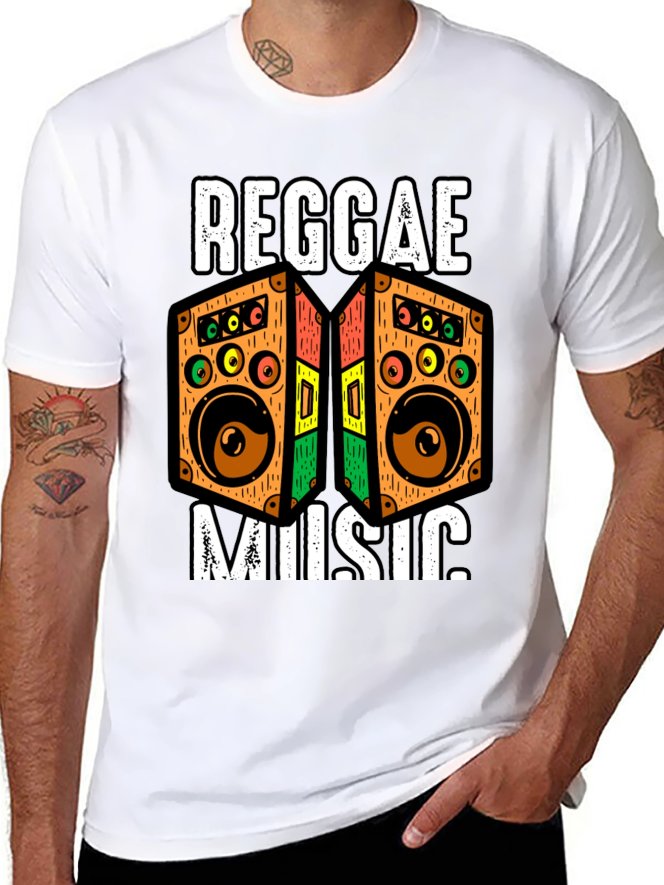Reggae Music Graphic T-Shirt