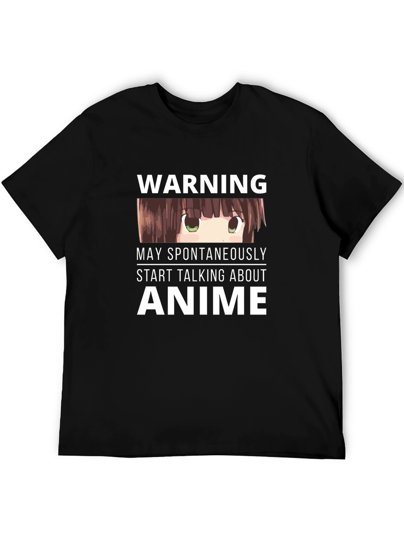 Anime Warning T-Shirt - Spontaneously Talks Anime!