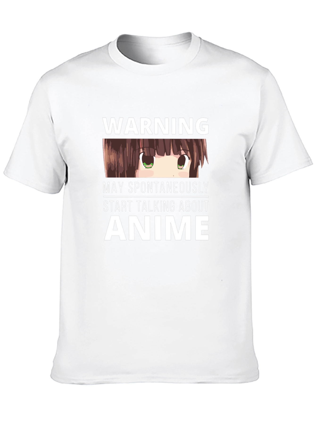 Anime Warning T-Shirt - Spontaneously Talks Anime!