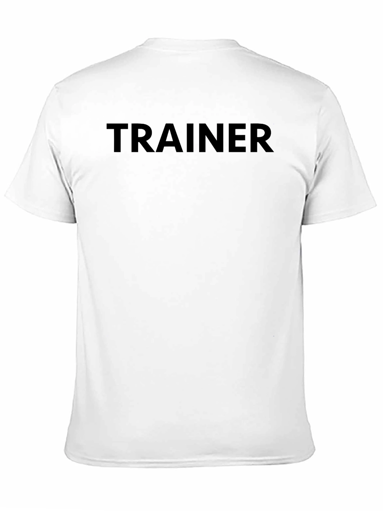 Trainer Black Crew Neck T-Shirt