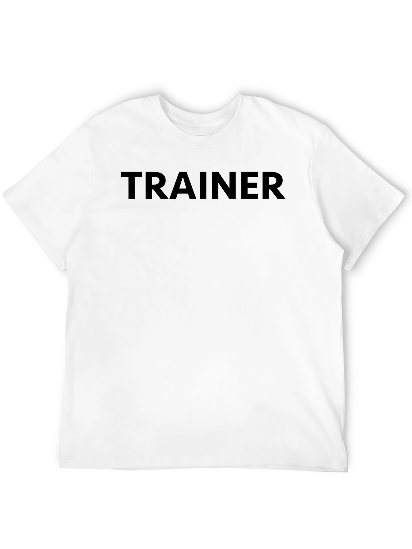 Trainer Black Crew Neck T-Shirt