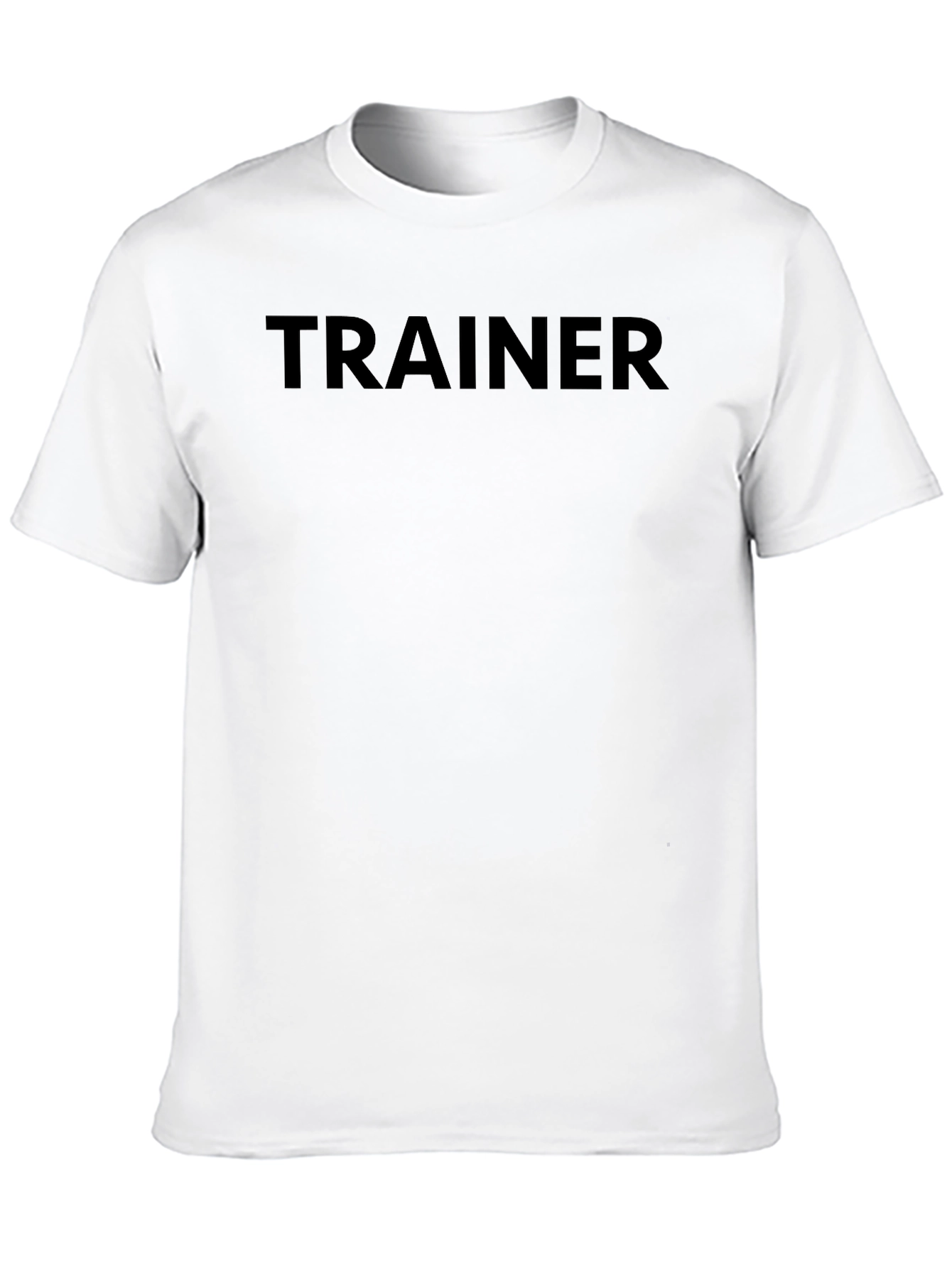 Trainer Black Crew Neck T-Shirt