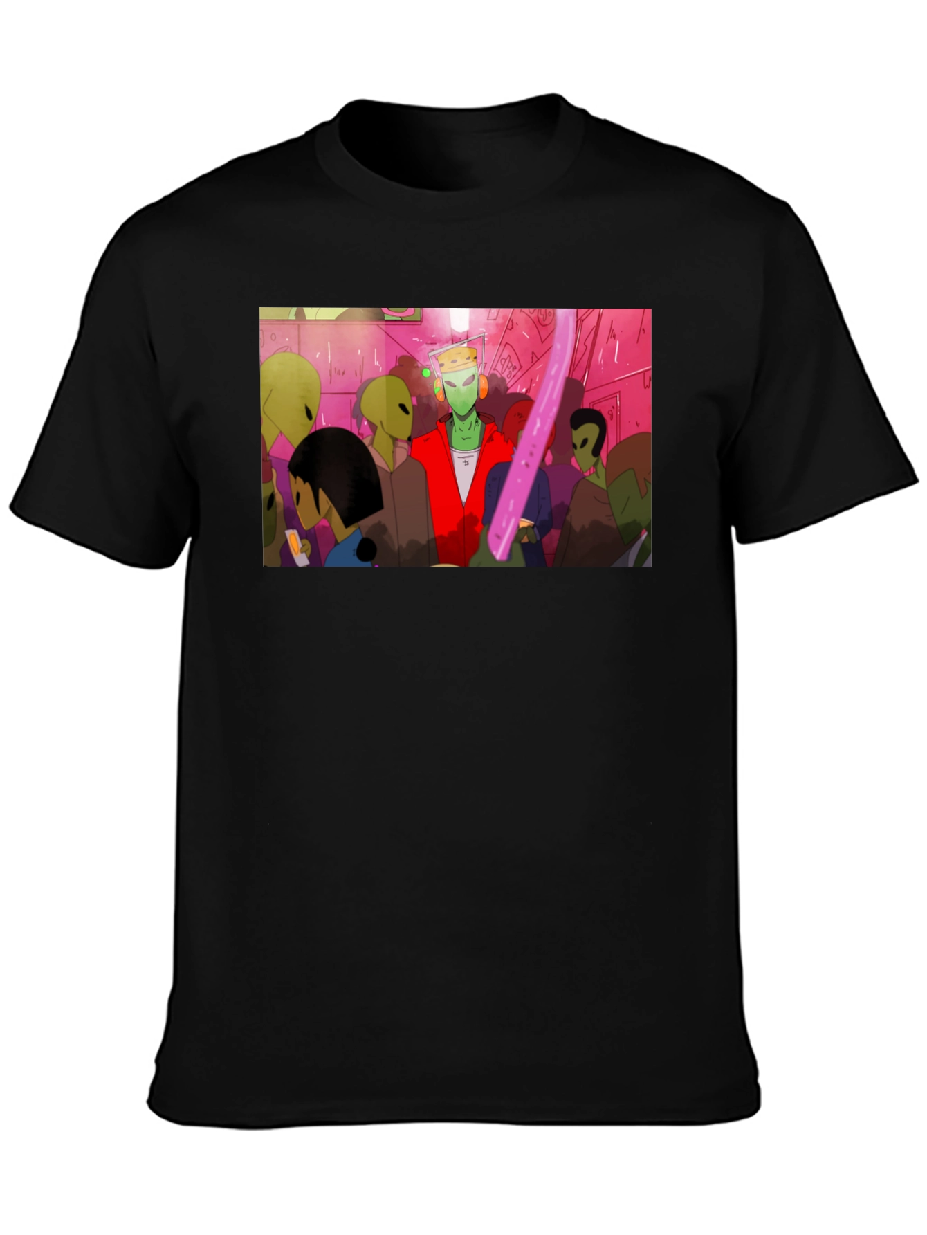 Alien Rave Graphic T-Shirt