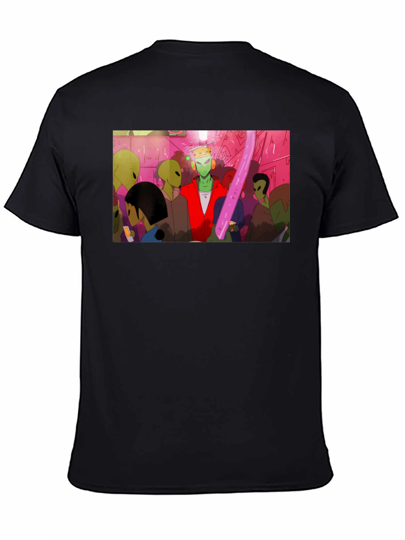 Alien Rave Graphic T-Shirt