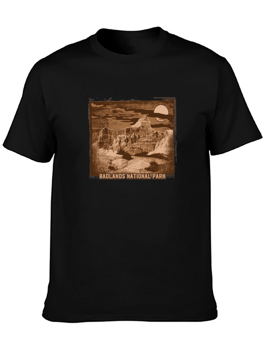 Badlands National Park Graphic Tee - Vintage Design