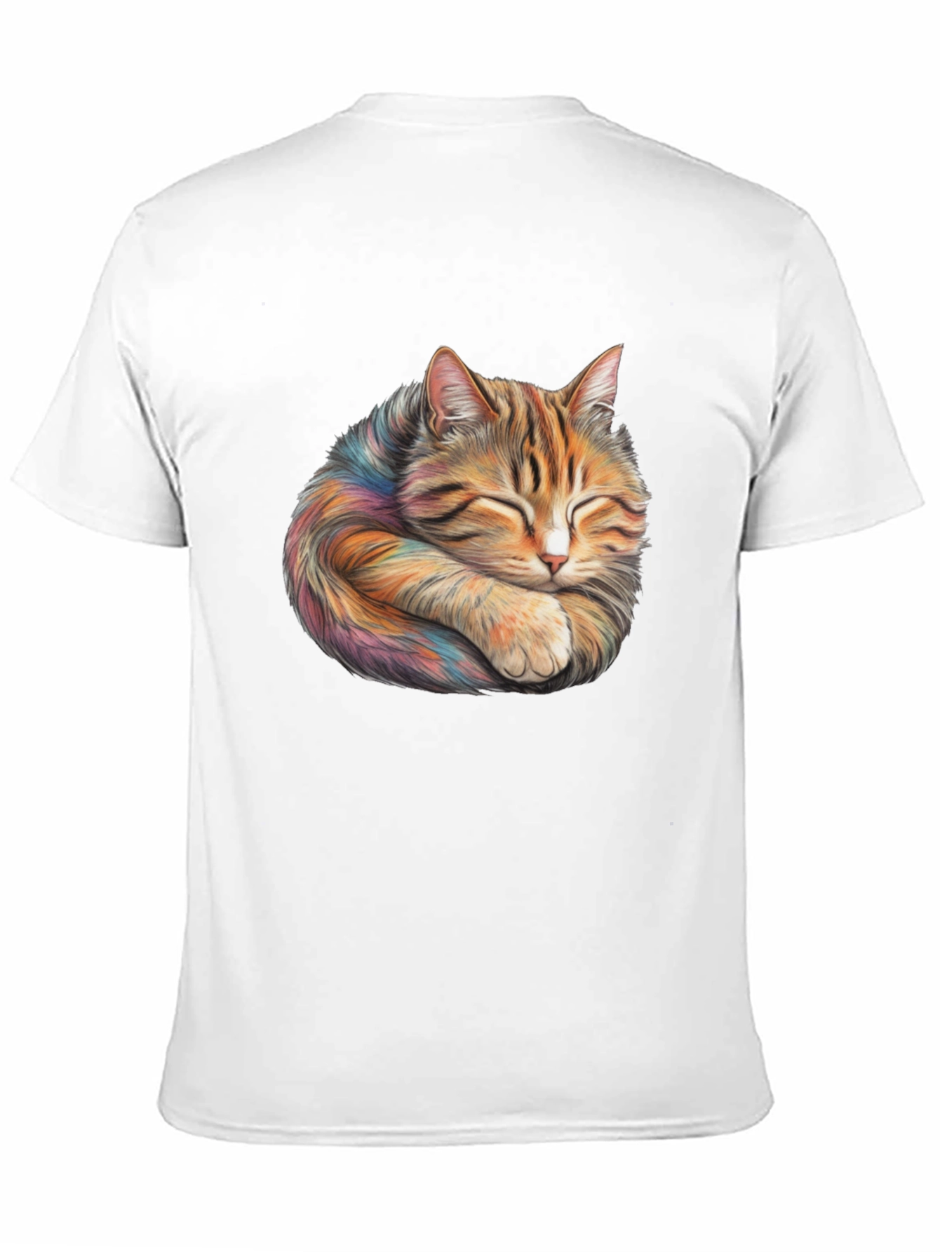 Sleeping Cat Graphic T-Shirt