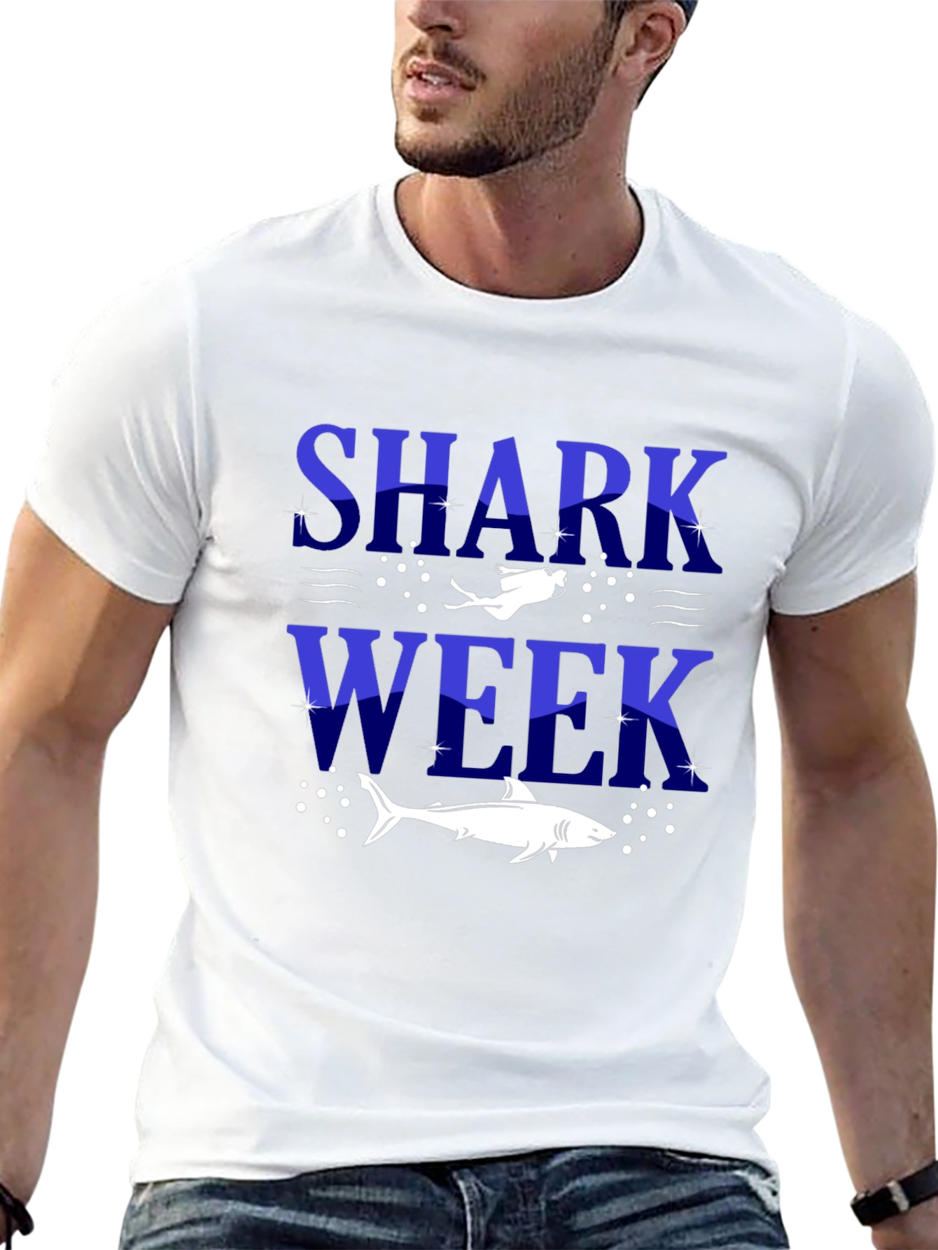 Shark Week T-Shirt Graphic Tee