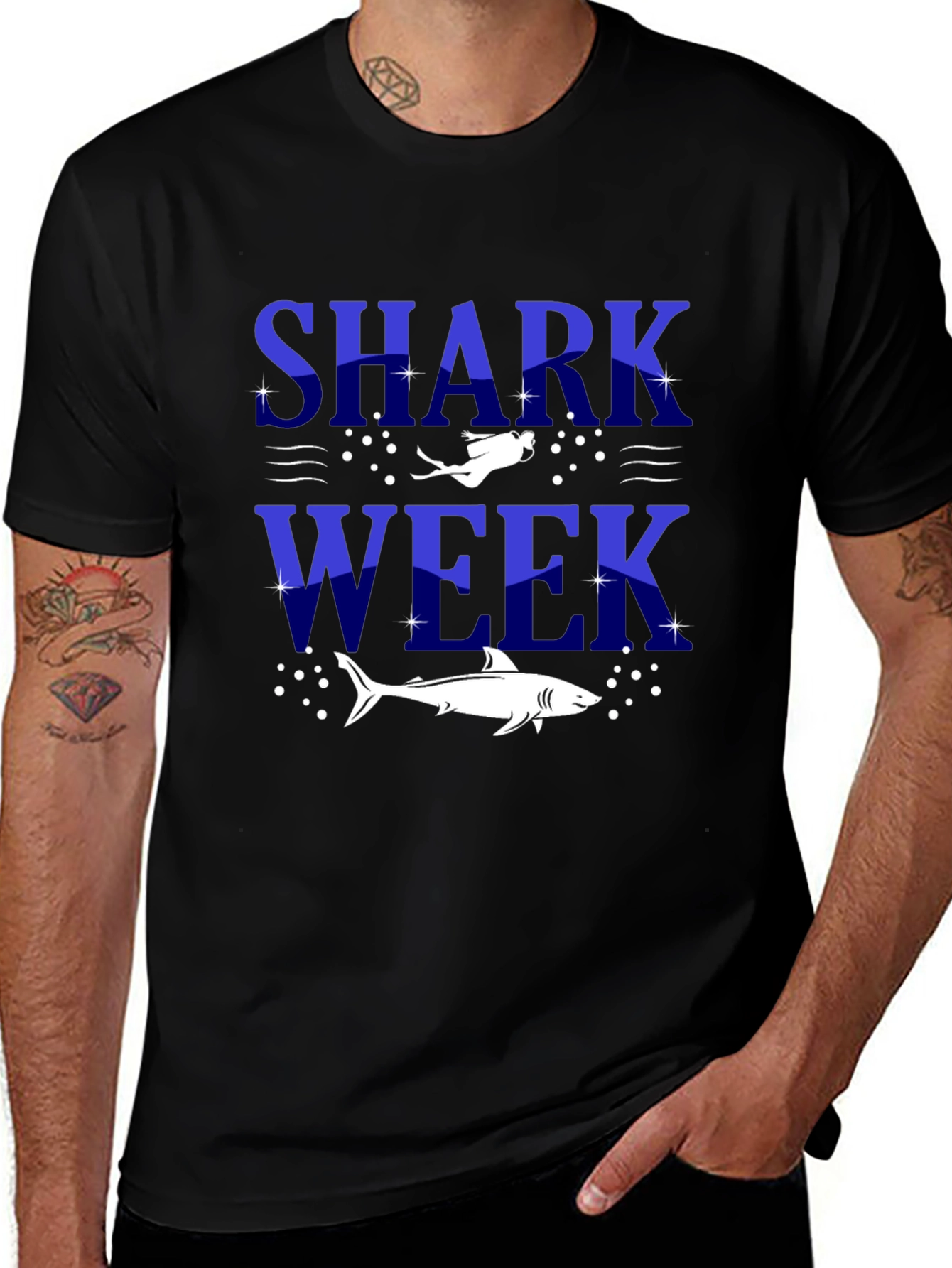 Shark Week T-Shirt Graphic Tee