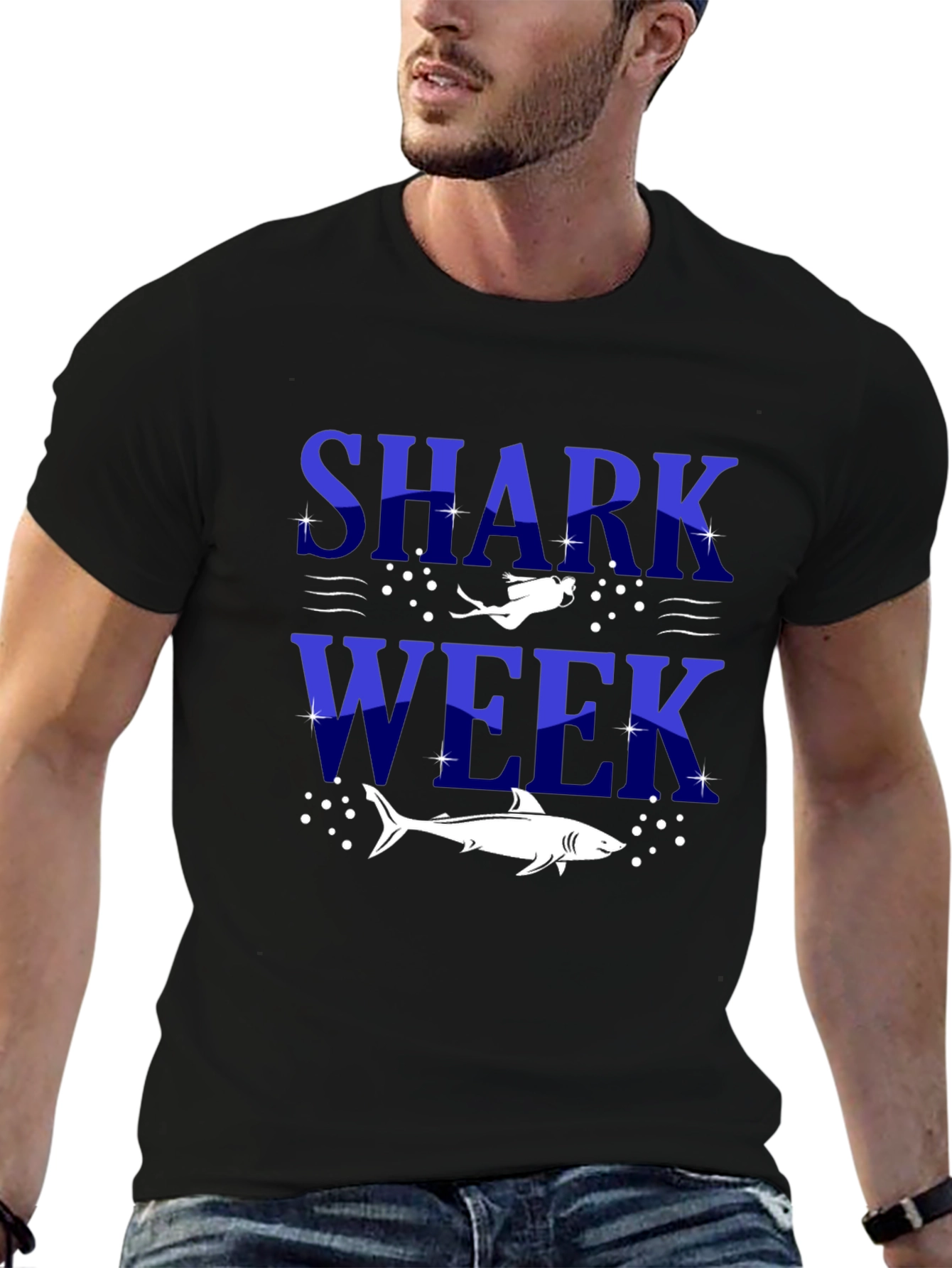 Shark Week T-Shirt Graphic Tee