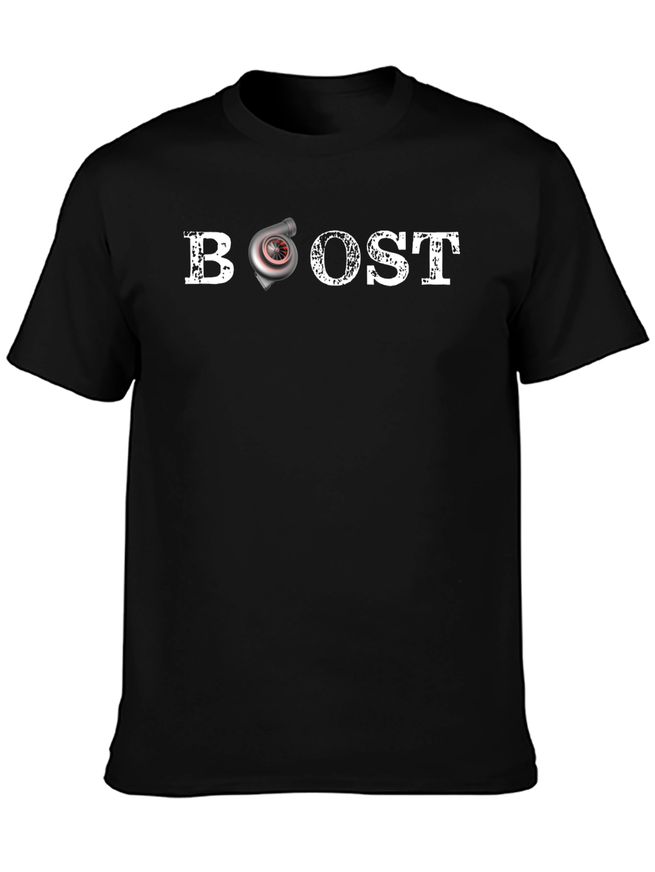 Boost Turbocharged Mens Black T-Shirt