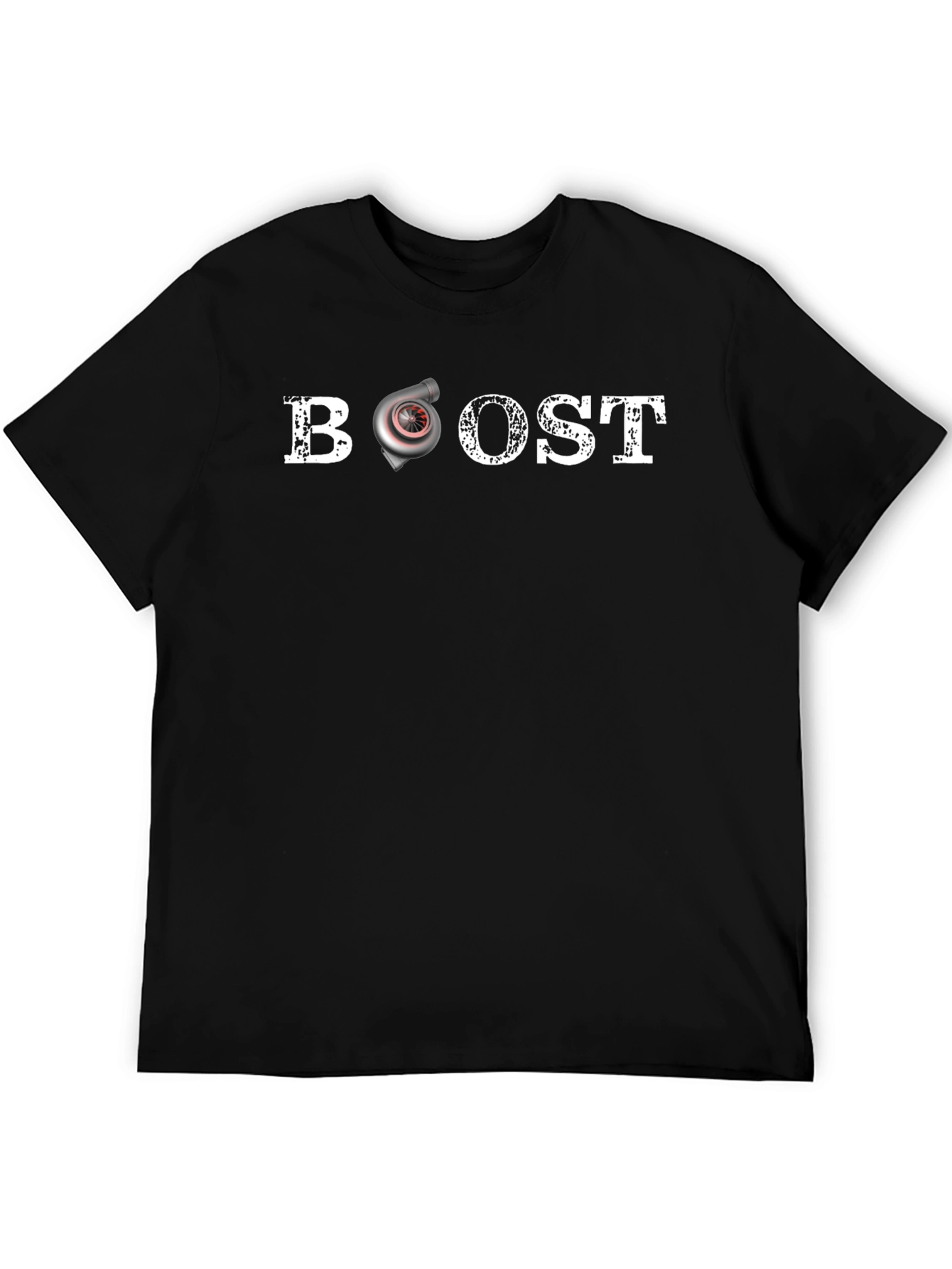 Boost Turbocharged Mens Black T-Shirt