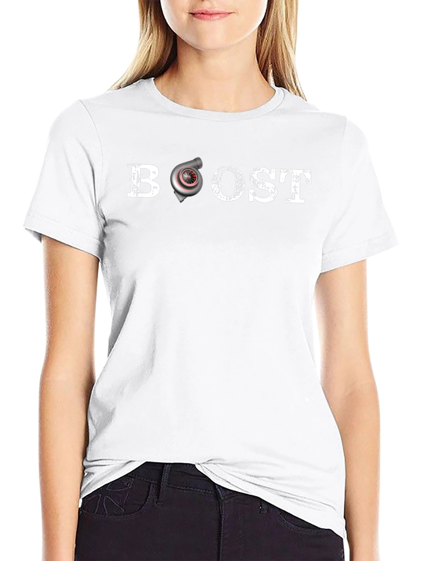 Boost Turbocharged Mens Black T-Shirt
