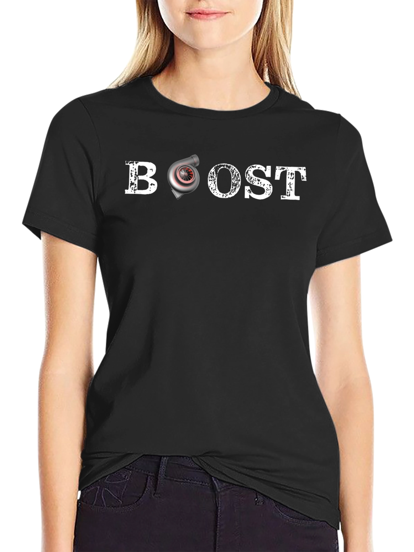 Boost Turbocharged Mens Black T-Shirt