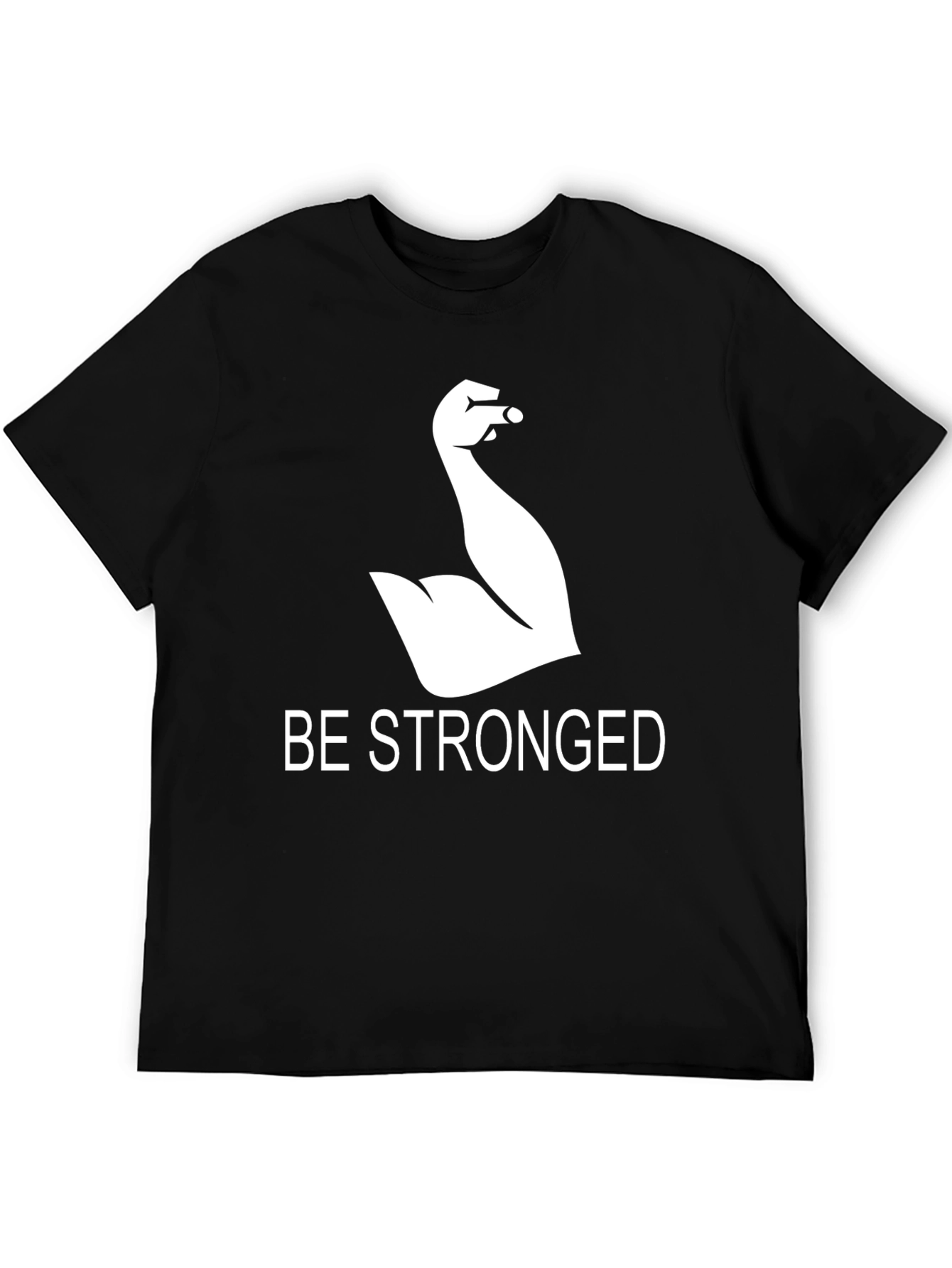 Be Stronged Graphic T-Shirt - Black