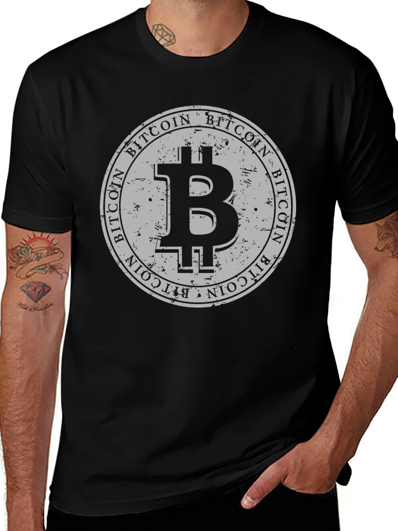 Bitcoin T-Shirt - Black Crypto Tee
