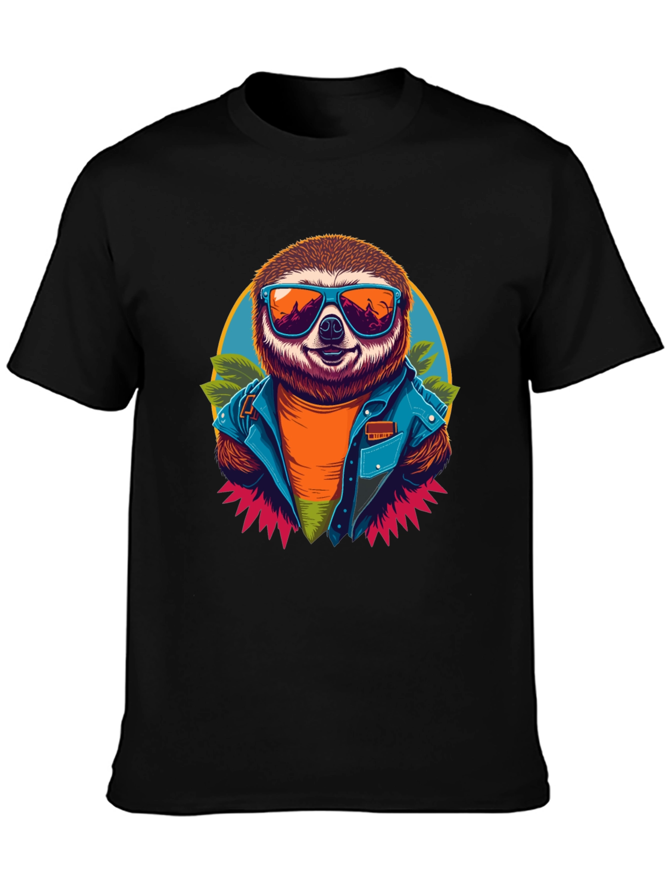 Cool Sloth Graphic Tee - Trendy Animal Shirt