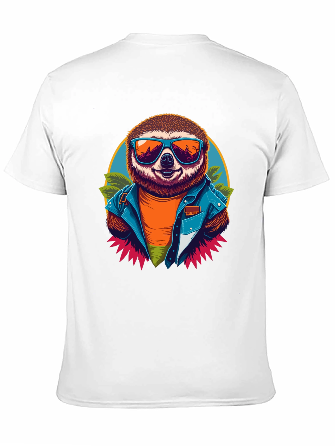 Cool Sloth Graphic Tee - Trendy Animal Shirt