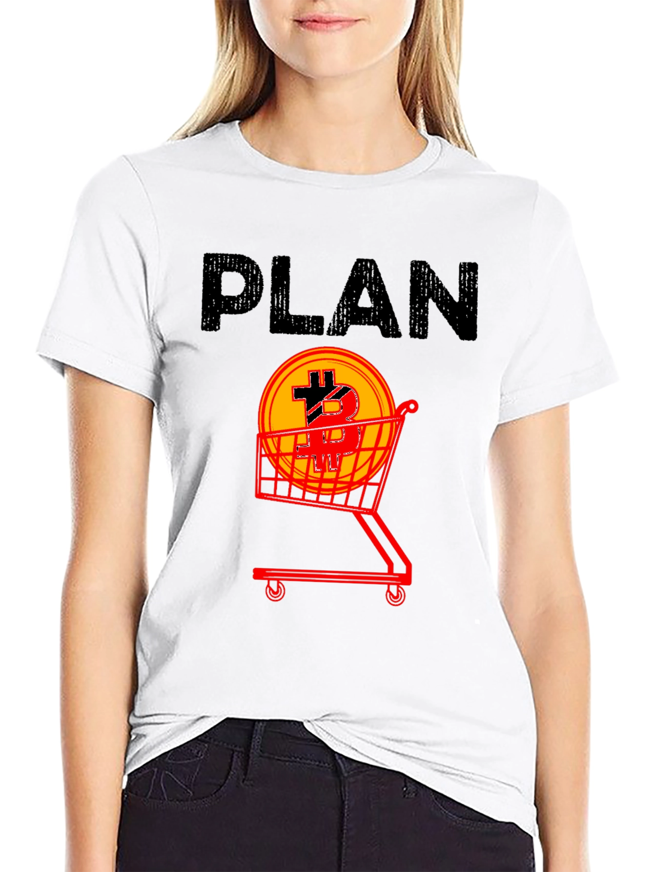 Bitcoin Shopping Plan T-Shirt