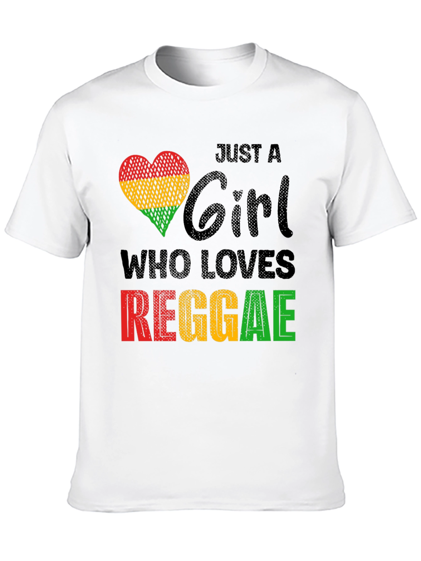 Reggae Lover T-Shirt: Just a Girl Who Loves Reggae