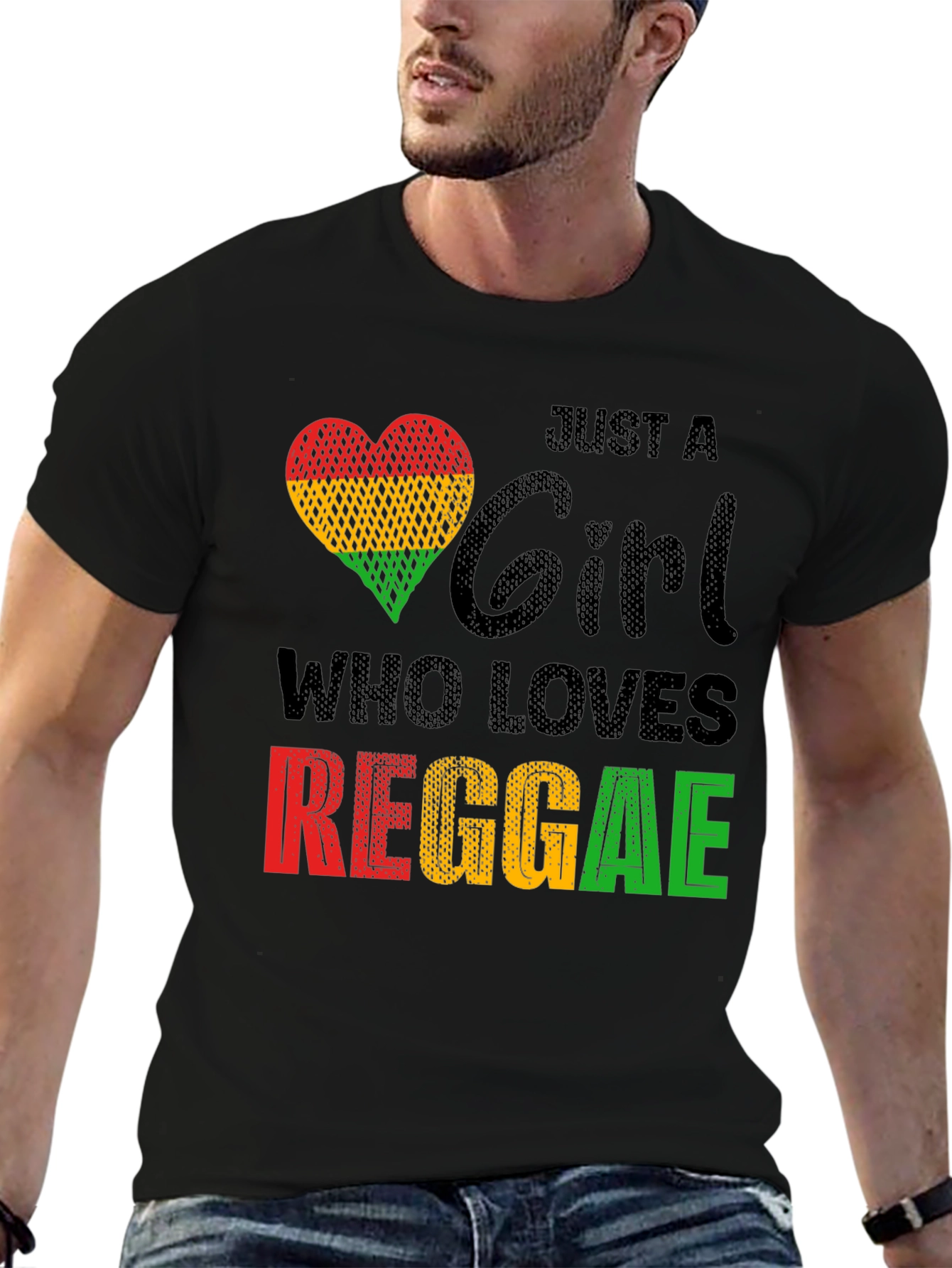 Reggae Lover T-Shirt: Just a Girl Who Loves Reggae