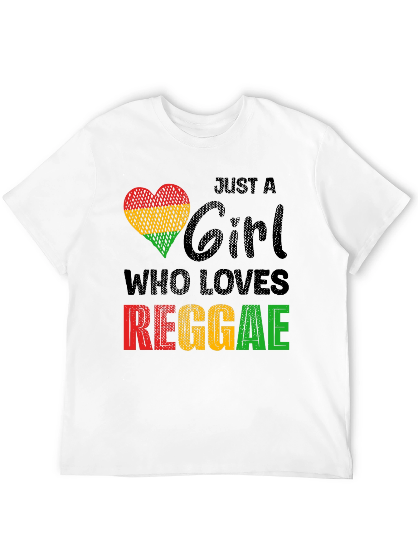 Reggae Lover T-Shirt: Just a Girl Who Loves Reggae