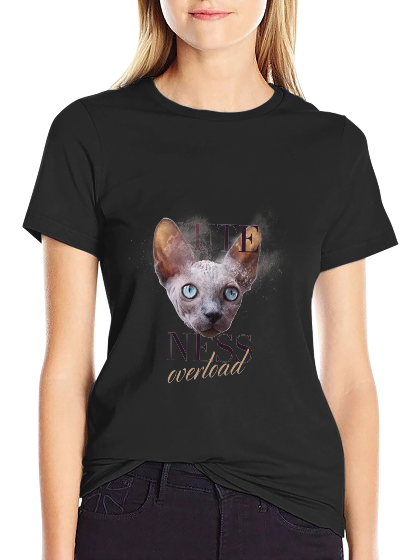 Cute Hairless Cat T-Shirt - Cuteness Overload