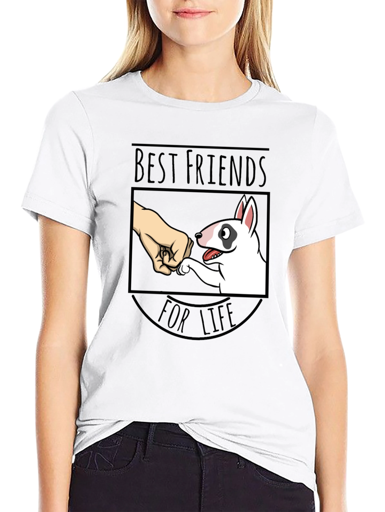 Best Friends for Life Bull Terrier T-Shirt