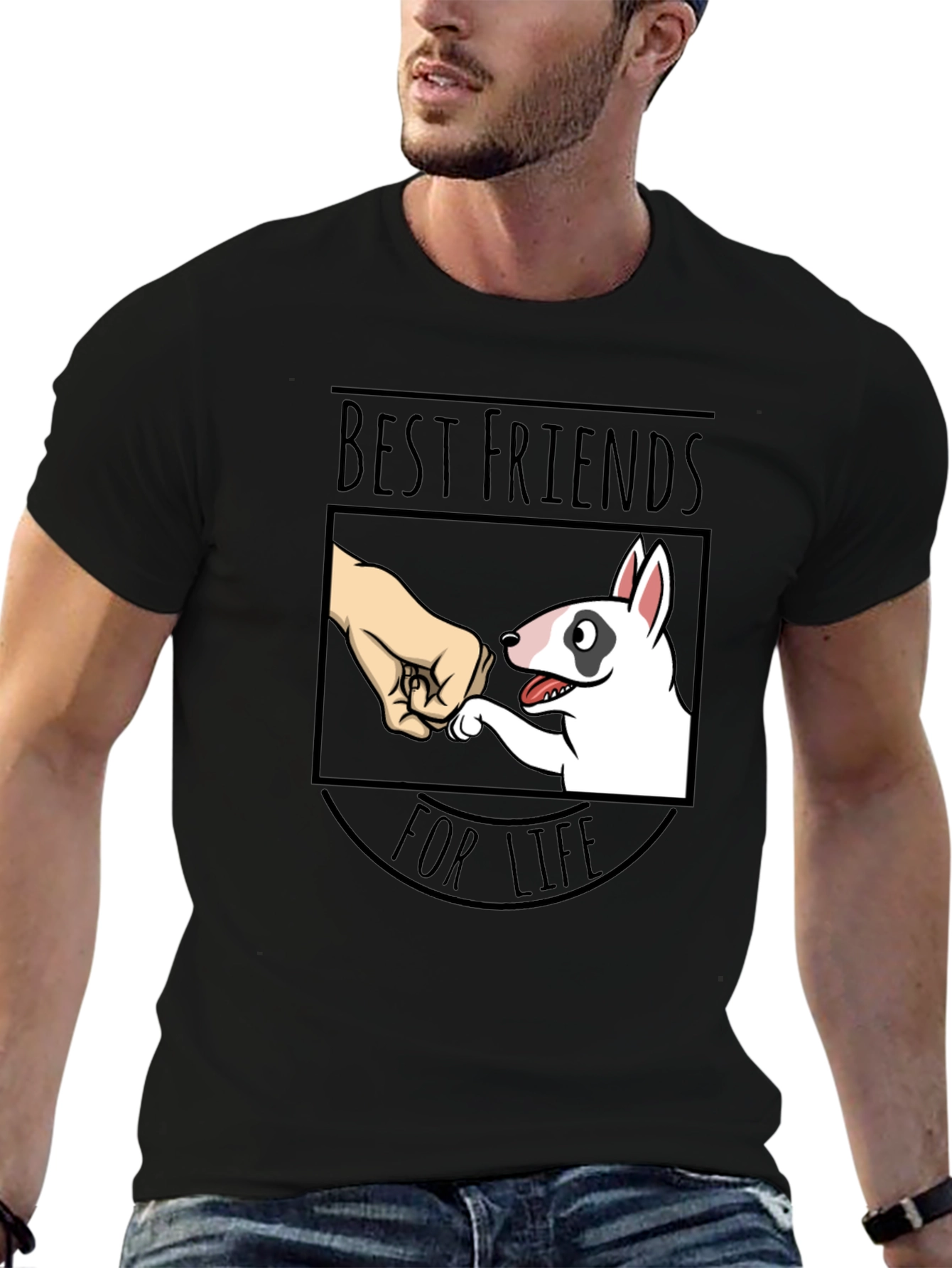 Best Friends for Life Bull Terrier T-Shirt