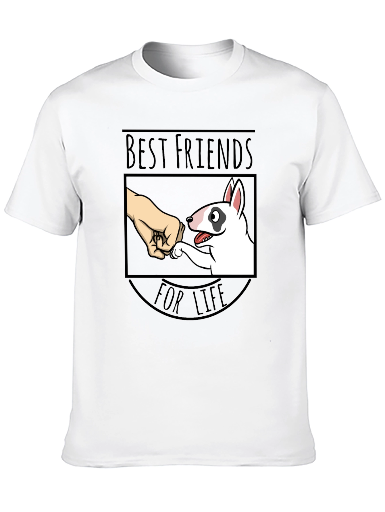 Best Friends for Life Bull Terrier T-Shirt