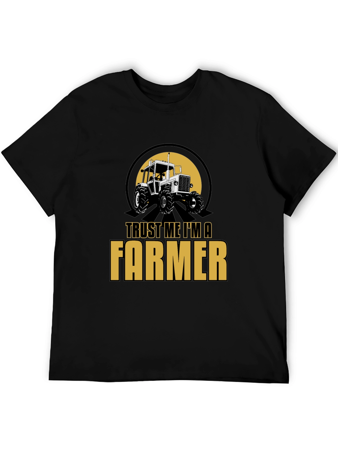 Trust Me Im A Farmer T-Shirt - Black