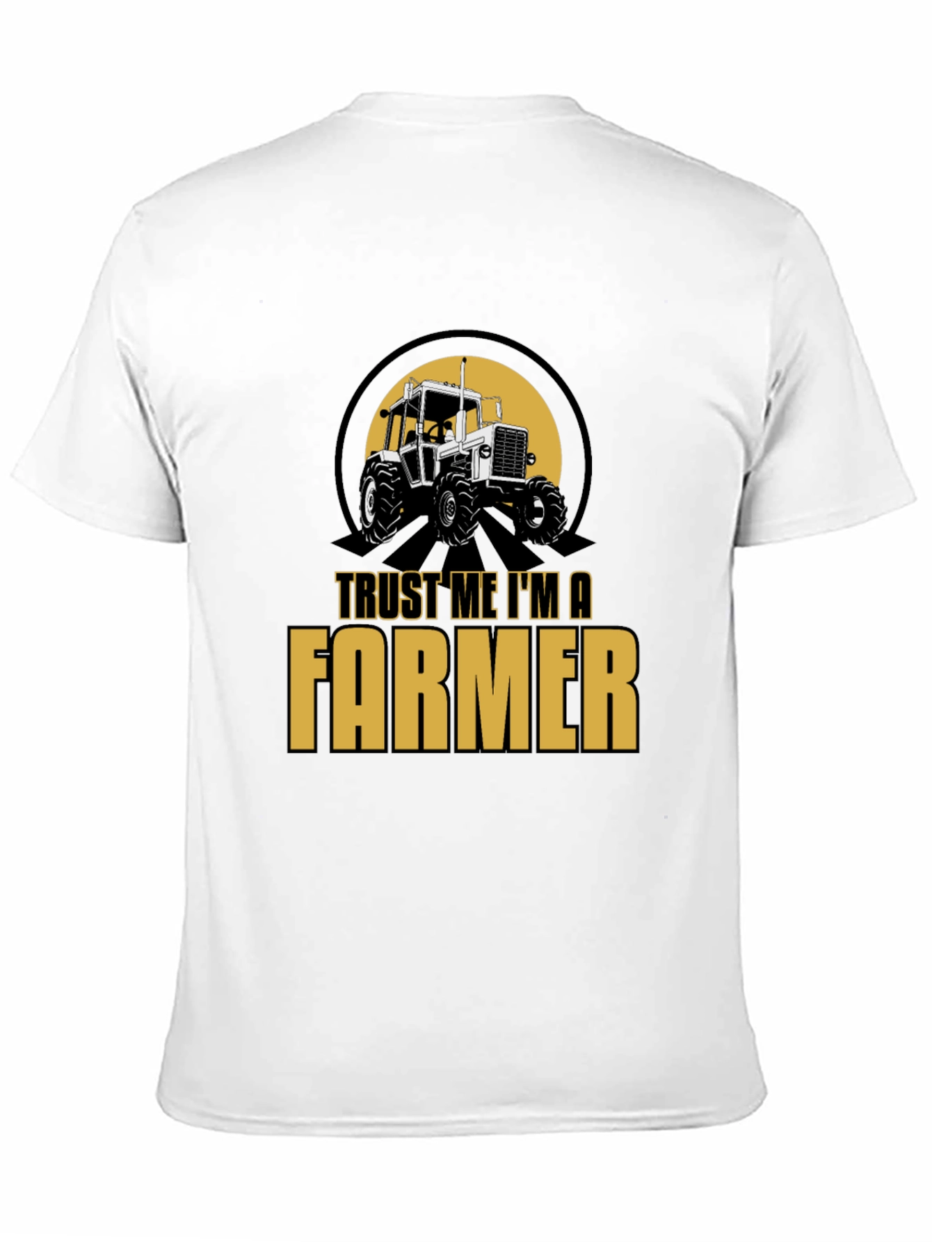 Trust Me Im A Farmer T-Shirt - Black