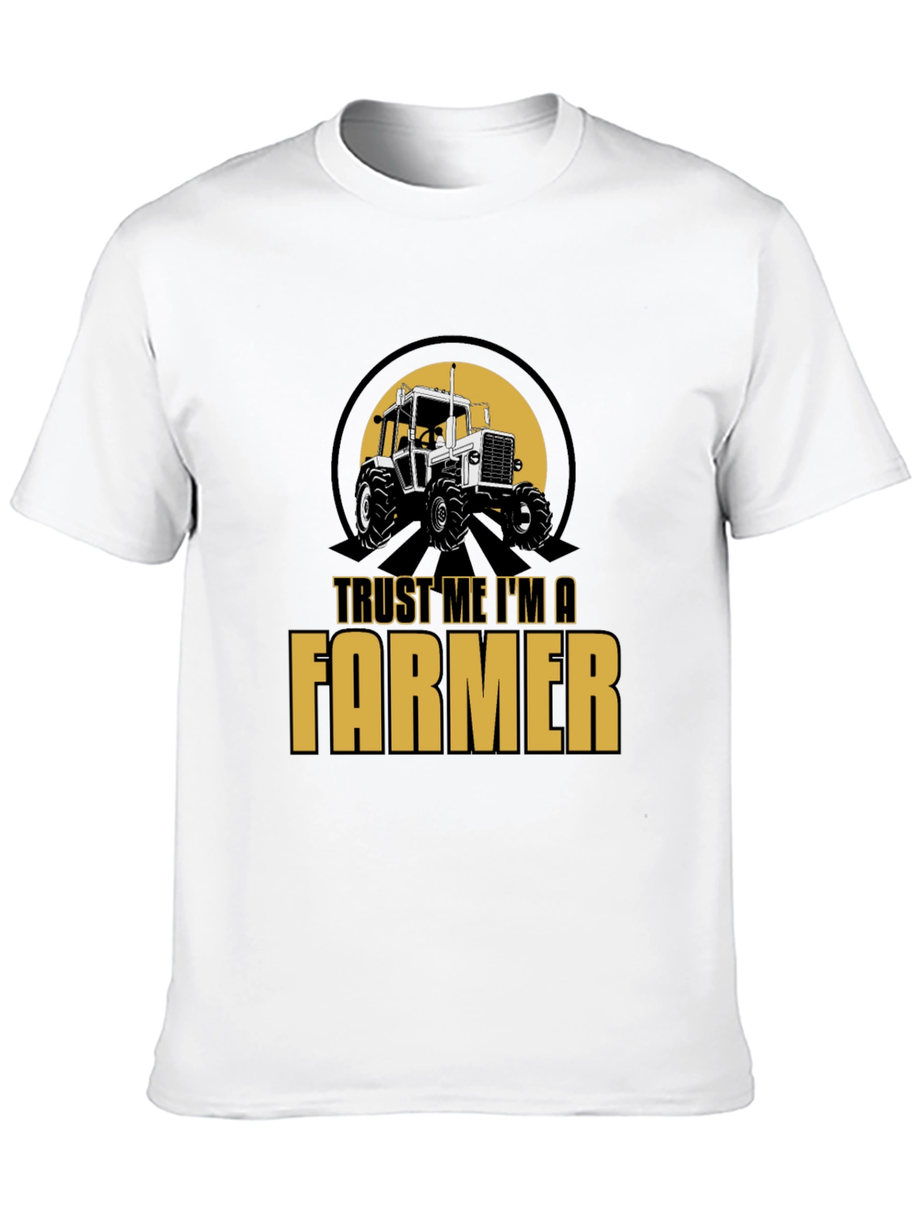 Trust Me Im A Farmer T-Shirt - Black