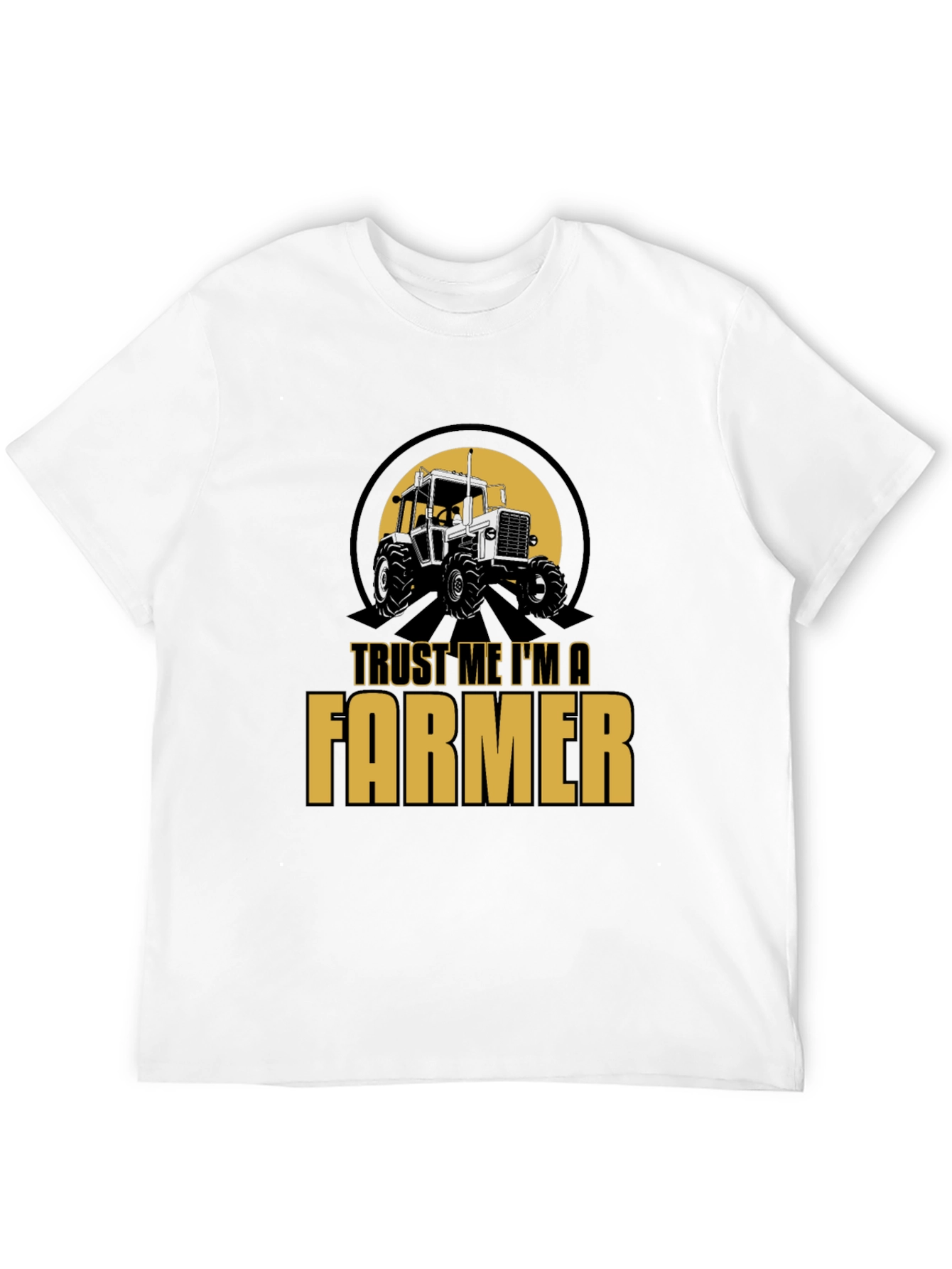 Trust Me Im A Farmer T-Shirt - Black